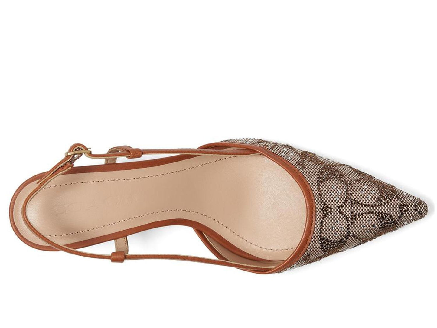 Rosie Crystal Signature Jacquard Slingback