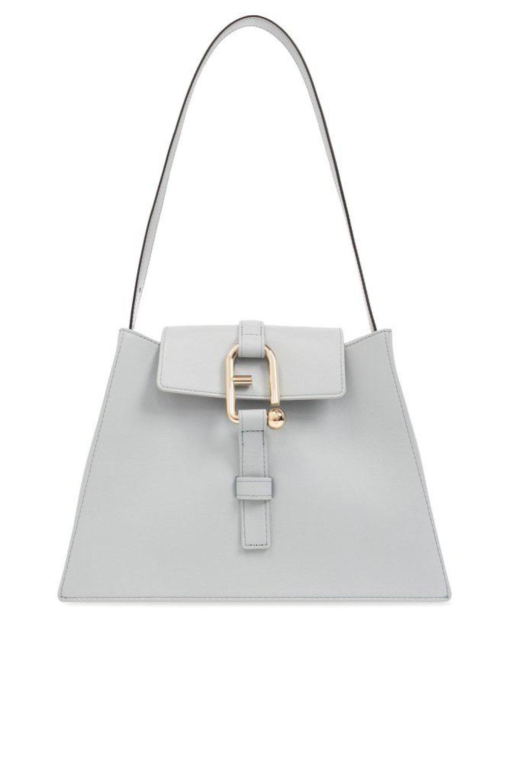 Furla Nuvola Logo Buckle Small Shoulder Bag