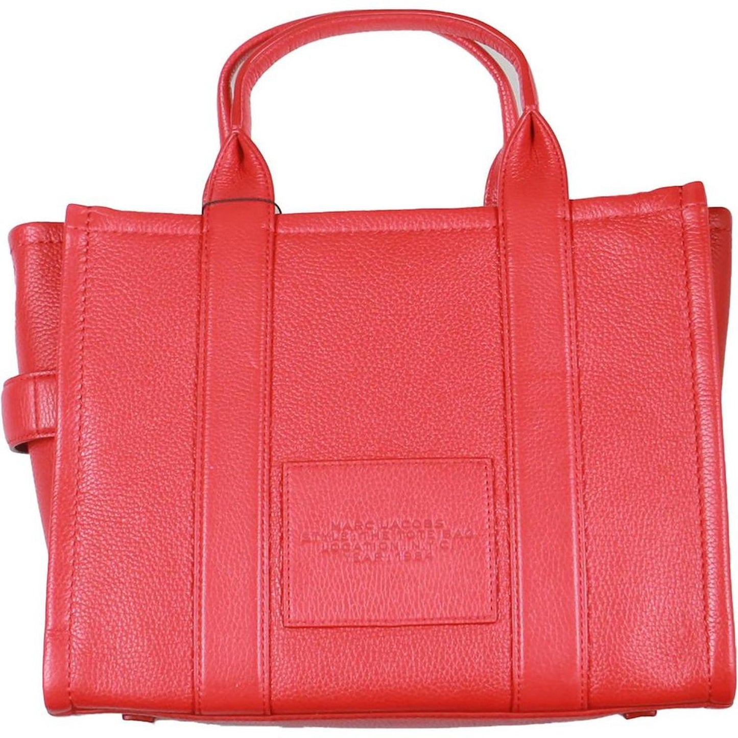 Womens Leather Pebbled Tote Handbag