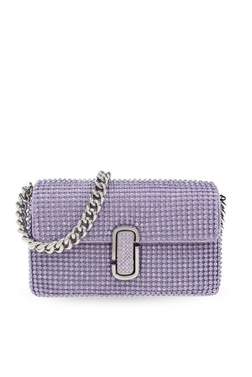 Marc Jacobs Embellished The Mini Soft Shoulder Bag