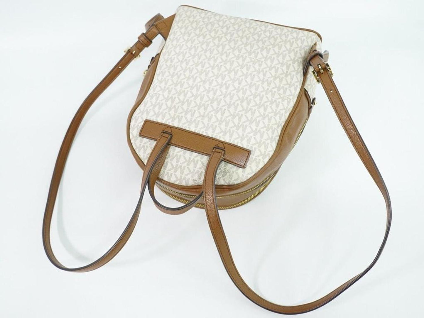 Michael Kors Adina  Canvas Backpack Bag (Pre-Owned)