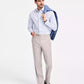 Men's Classic-Fit Sharkskin Dress Pants