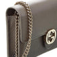 Gucci Interlocking G Leather Wallet On Chain