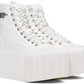 White 'The Platform High Top' Sneakers