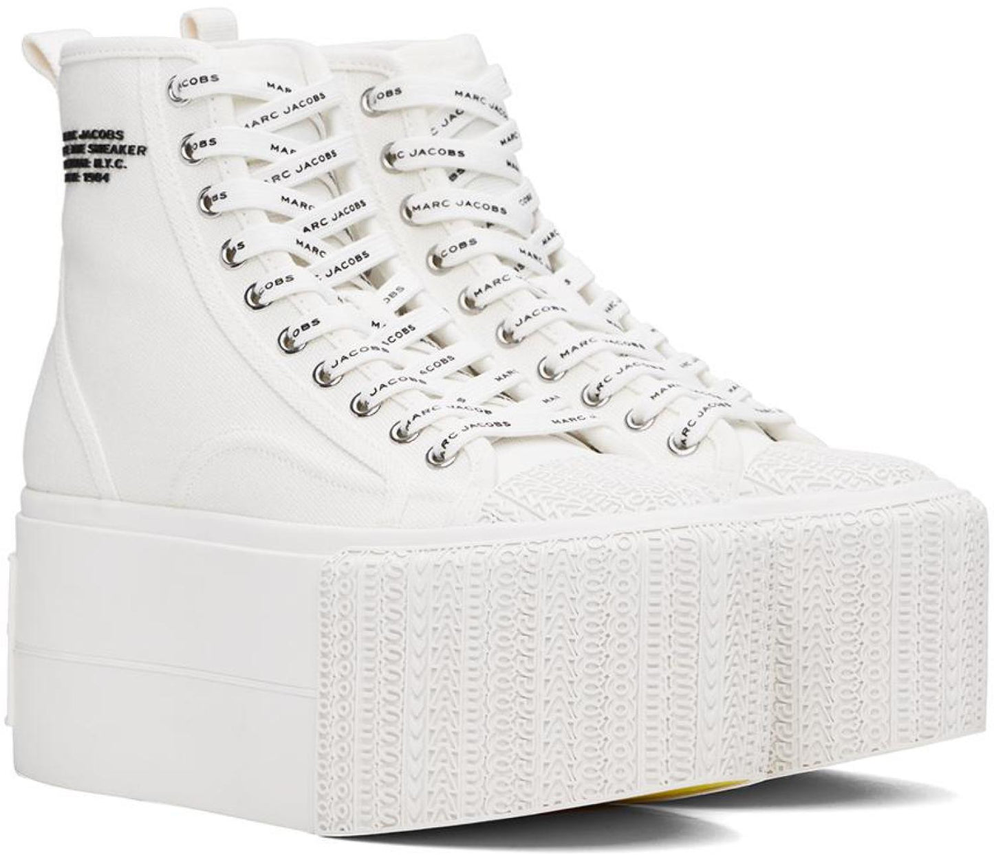 White 'The Platform High Top' Sneakers