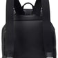 Puffed Puffy Small Leather Backpack