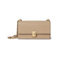 Tribeca Pebbled Leather Mini Flap Chain Crossbody