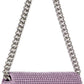 Purple 'The Rhinestone J Marc Mini' Shoulder Bag