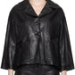 Black 'The Lady' Leather Jacket