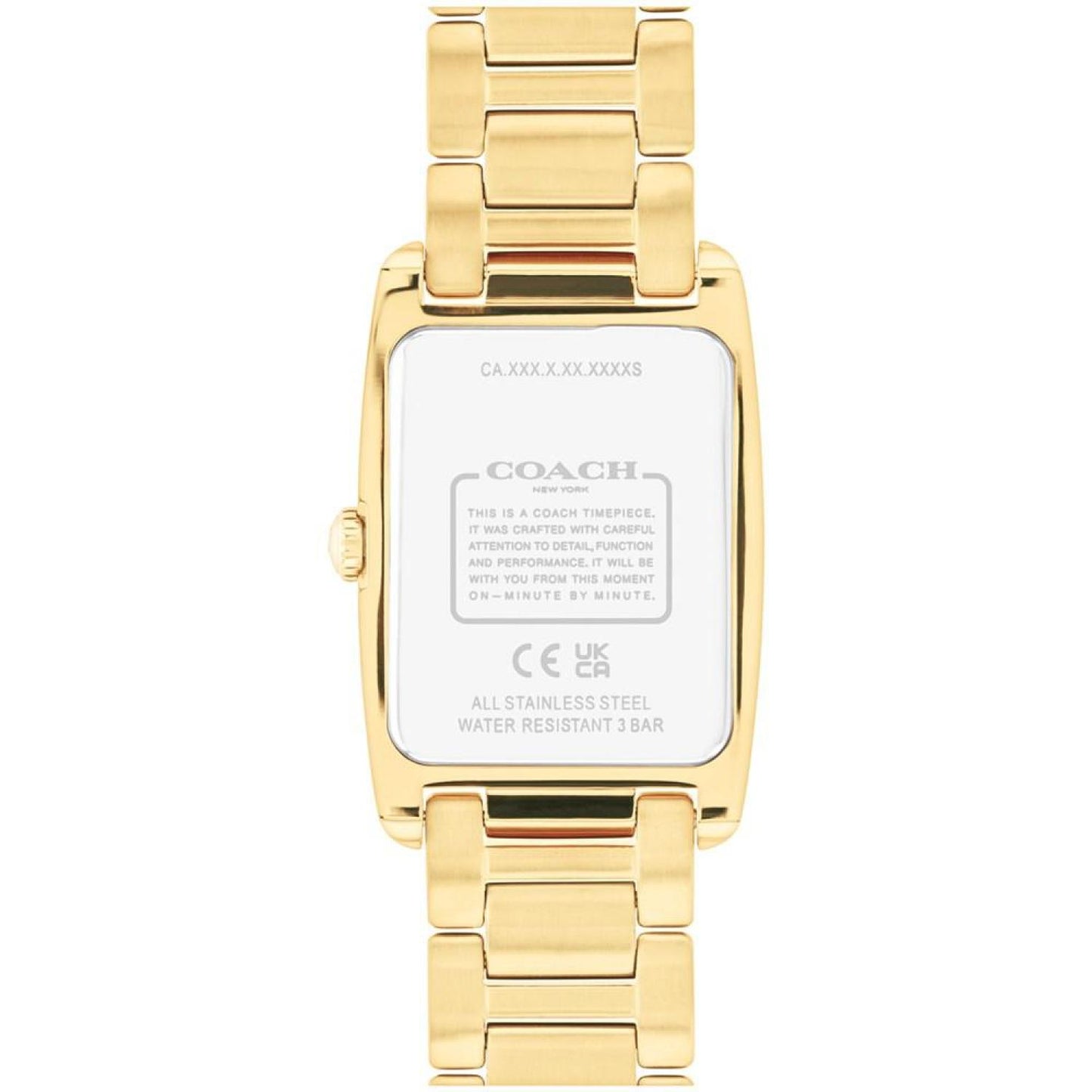 Women's Resse Gold-Tone Stainless Steel Crystal Watch 24mm