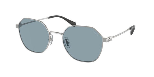 Coach Men's 54mm Silver Satin Color Sunglasses