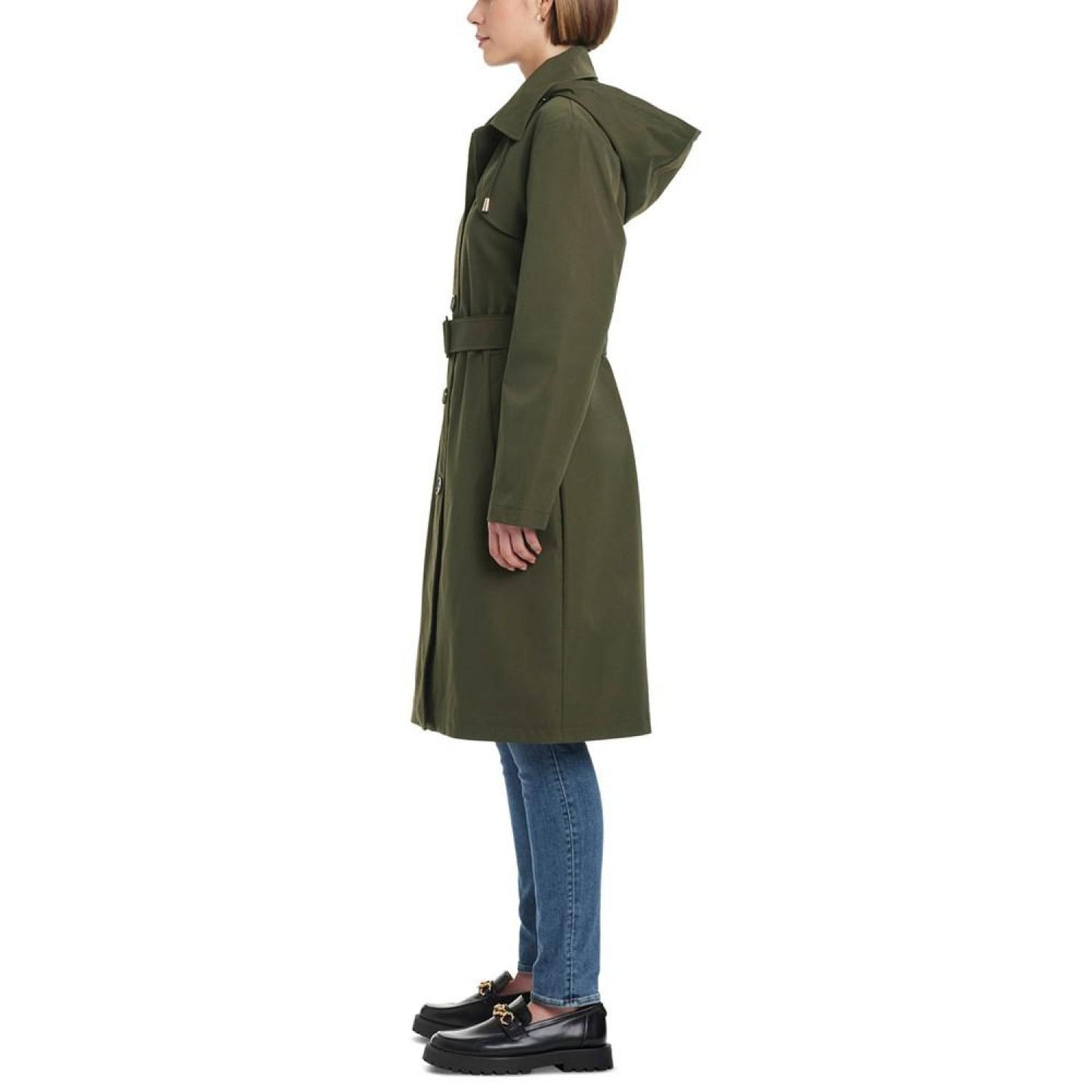 Women's Hooded Bibbed Raincoat