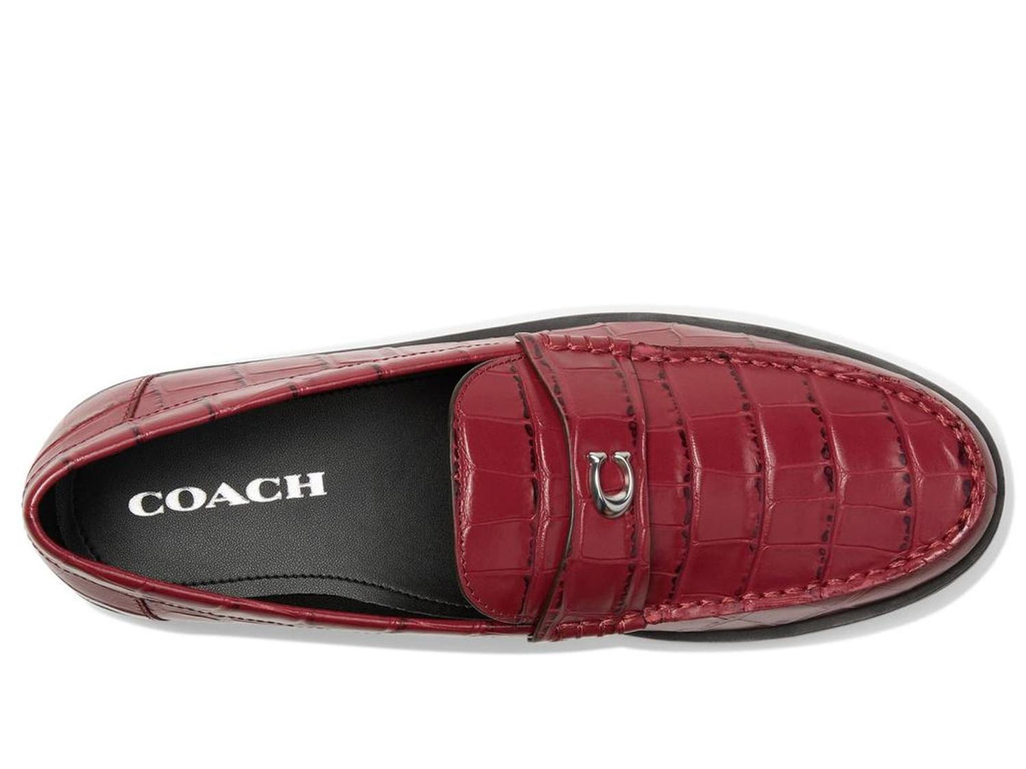 Jocelyn Embossed Croc Loafers