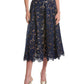 Michael Kors Collection Floral Lace Silk-Lined Circle Skirt