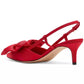 Women's Rue Slingback Bow Pumps