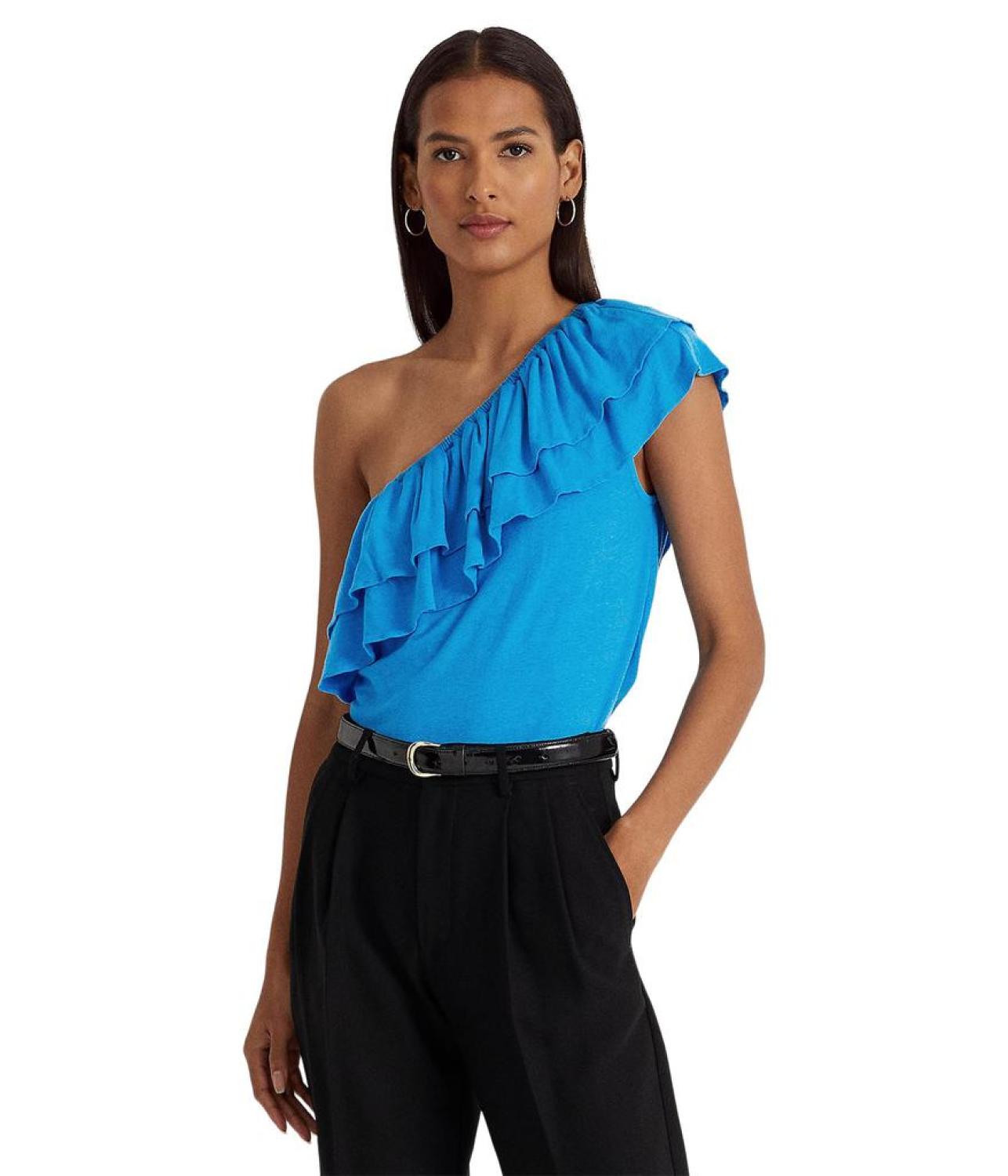 Jersey One Shoulder Top