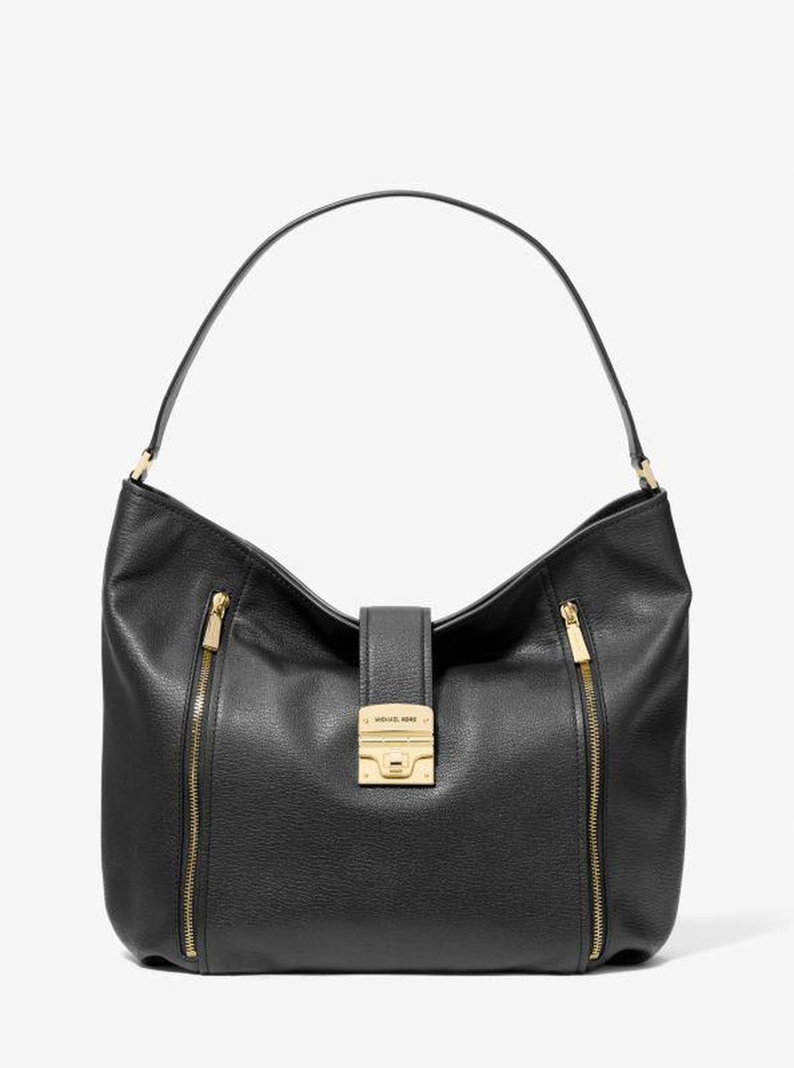 Addie Large Leather Shoulder Bag