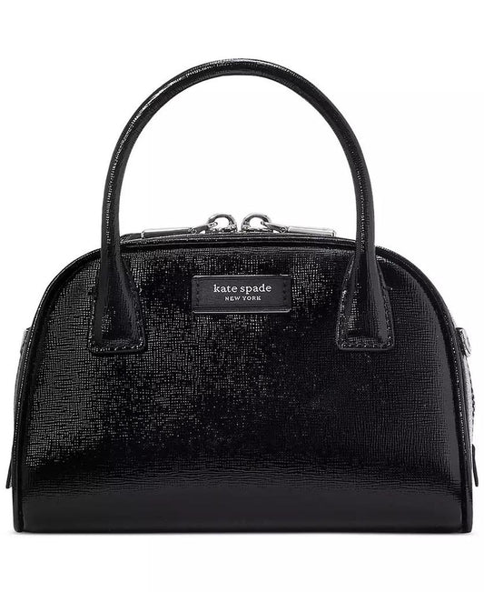 Sam Icon Shiny Saffiano Leather Mini Duffle