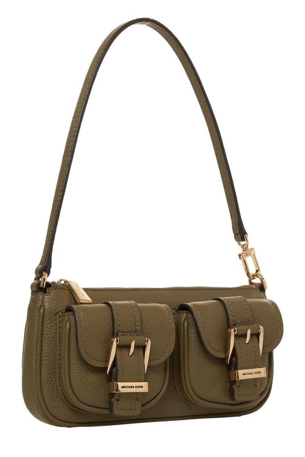 Michael Michael Kors Zoe Small Pebbled Pochette Bag