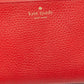 Kate Spade Leather Double Zip Clutch