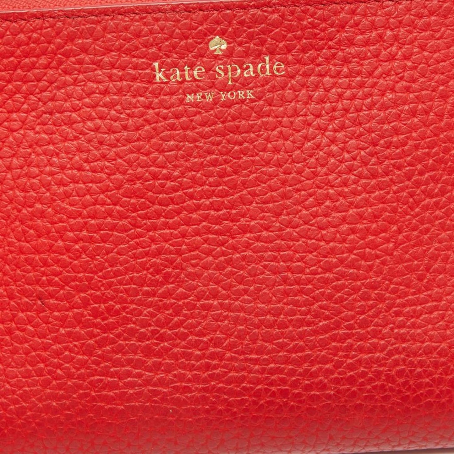 Kate Spade Leather Double Zip Clutch