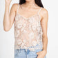 Floral Applique Camisole In Bloomsfield