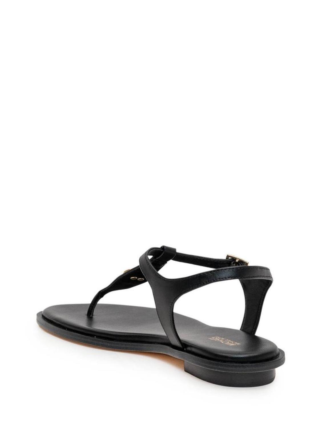 Michael Michael Kors Logo Plaque Ankle Strap Sandals