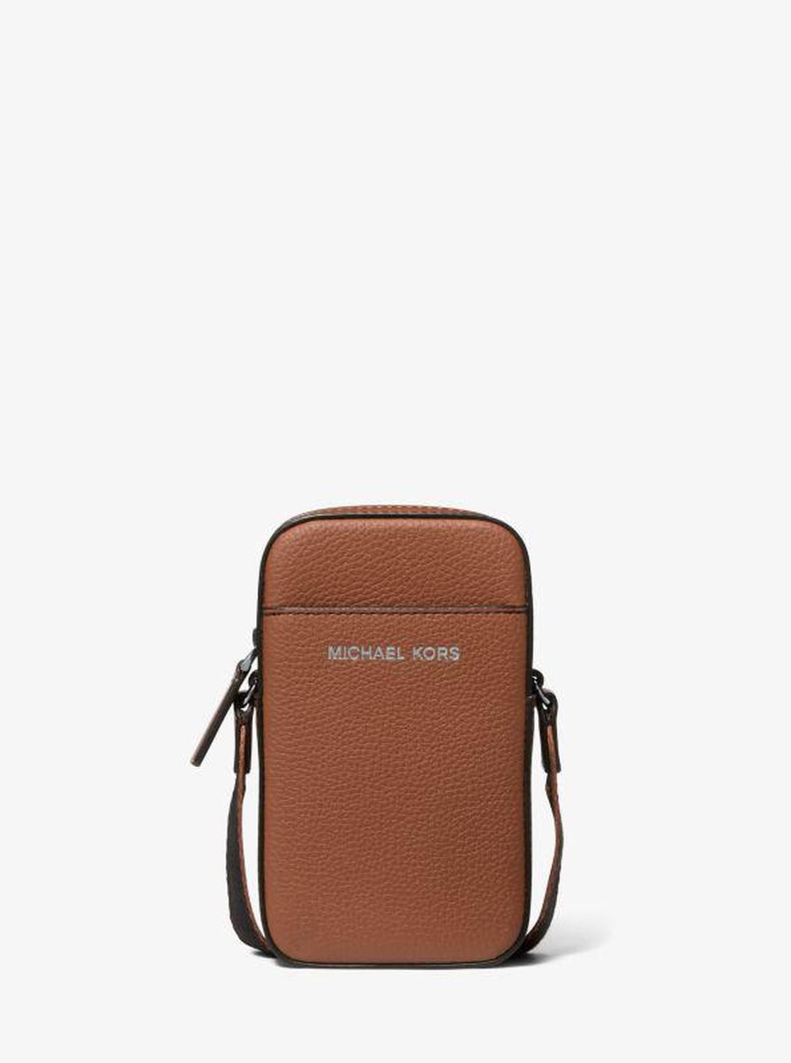 Cooper Pebbled Leather Smartphone Crossbody Bag