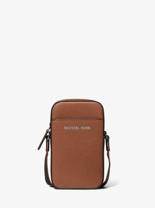 Cooper Pebbled Leather Smartphone Crossbody Bag