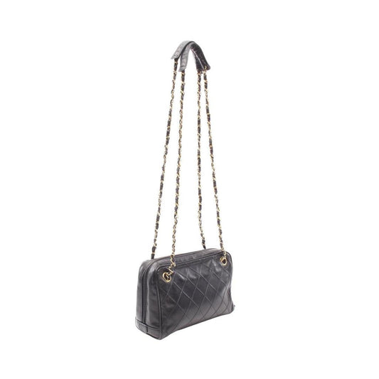 Bicolore Chain Shoulder Bag Lambskin  Gold Hardware Vintage