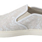 Dolce & Gabbana Elegant Off White Loafers for Ladies