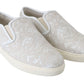 Dolce & Gabbana Elegant Off White Loafers for Ladies