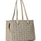 Spade Flower Coated Canvas Market Tote