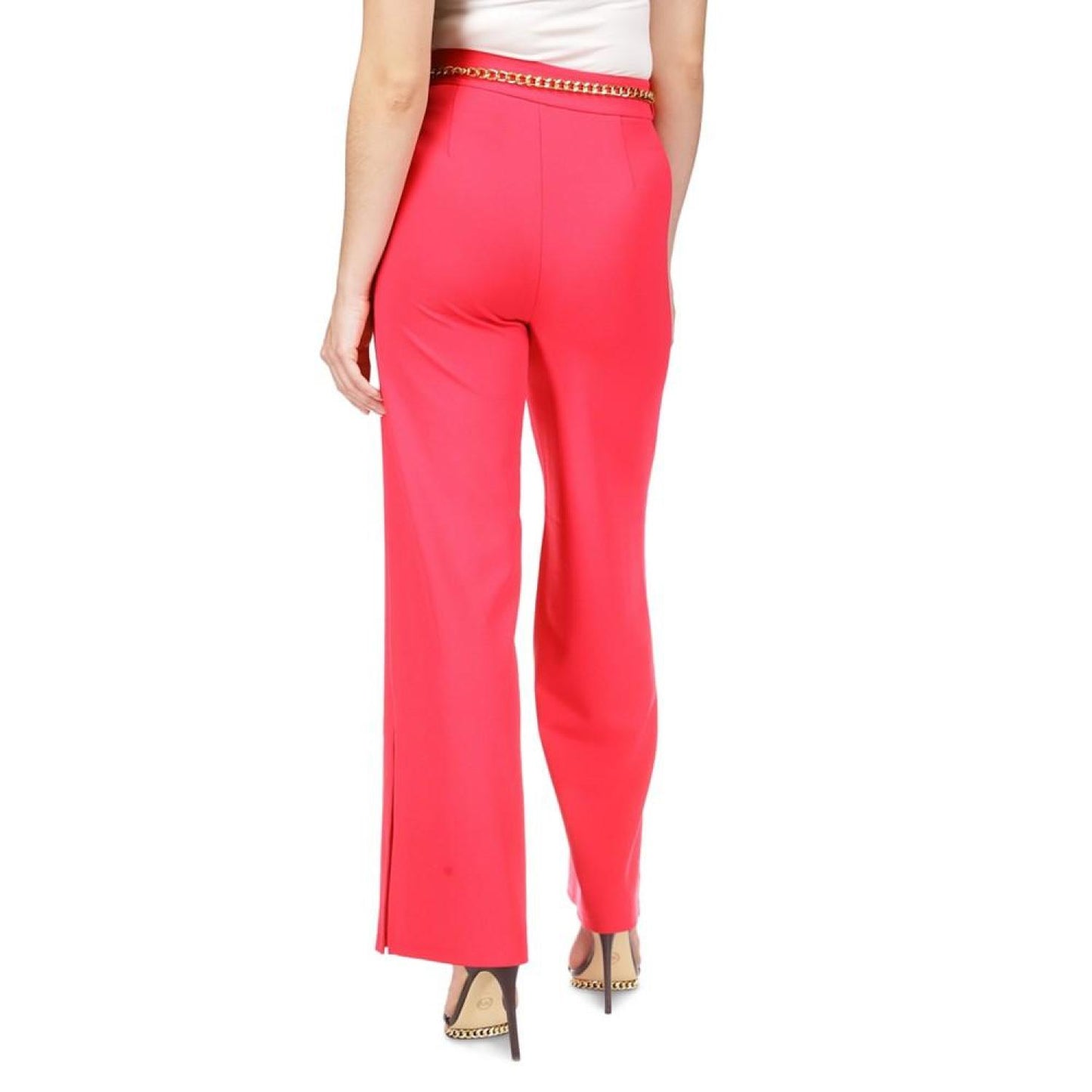 Women's Logo Belt Wide-Leg Pants