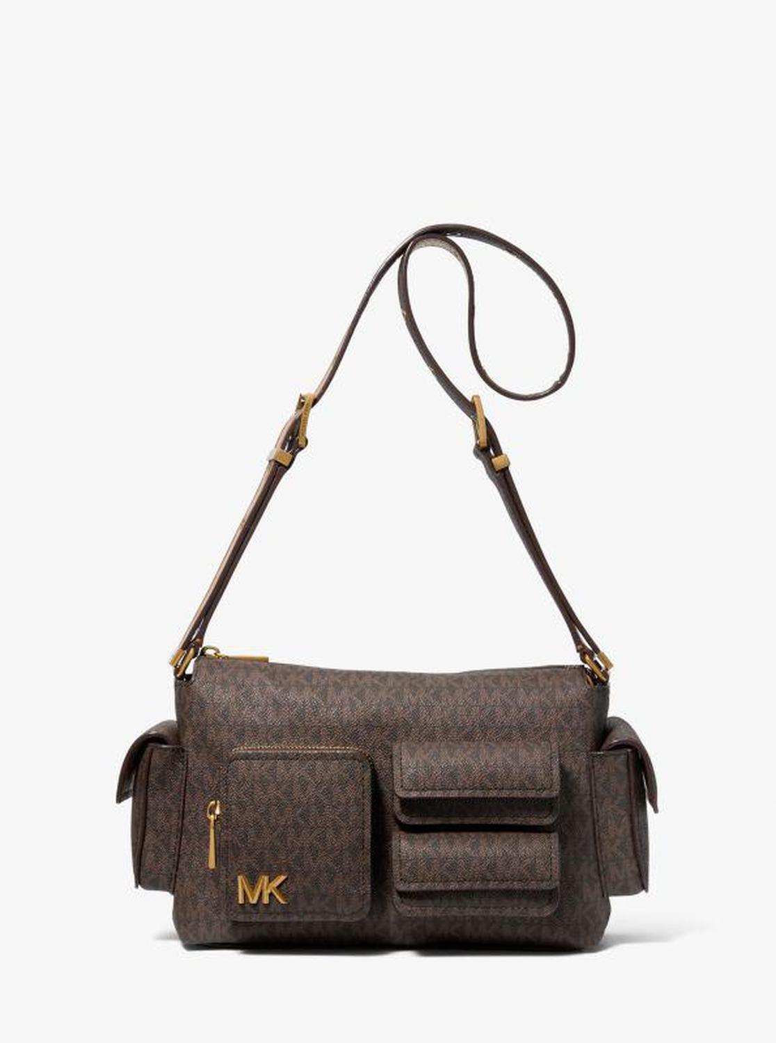 Dakota Medium Signature Logo Shoulder Bag