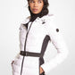 Belted Quilted Nylon Puffer Jacket