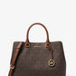 Savannah Large Signature Logo Satchel