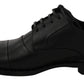 Dolce & Gabbana Sleek Black Leather Formal Dress Shoes