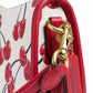 Swinger Cherry Print Leather Shoulder Bag