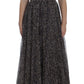 Dolce & Gabbana Glamorous Sequined Silk Full-Length Dress