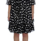 Dolce & Gabbana Elegant Polka Dotted Ruffled Dress