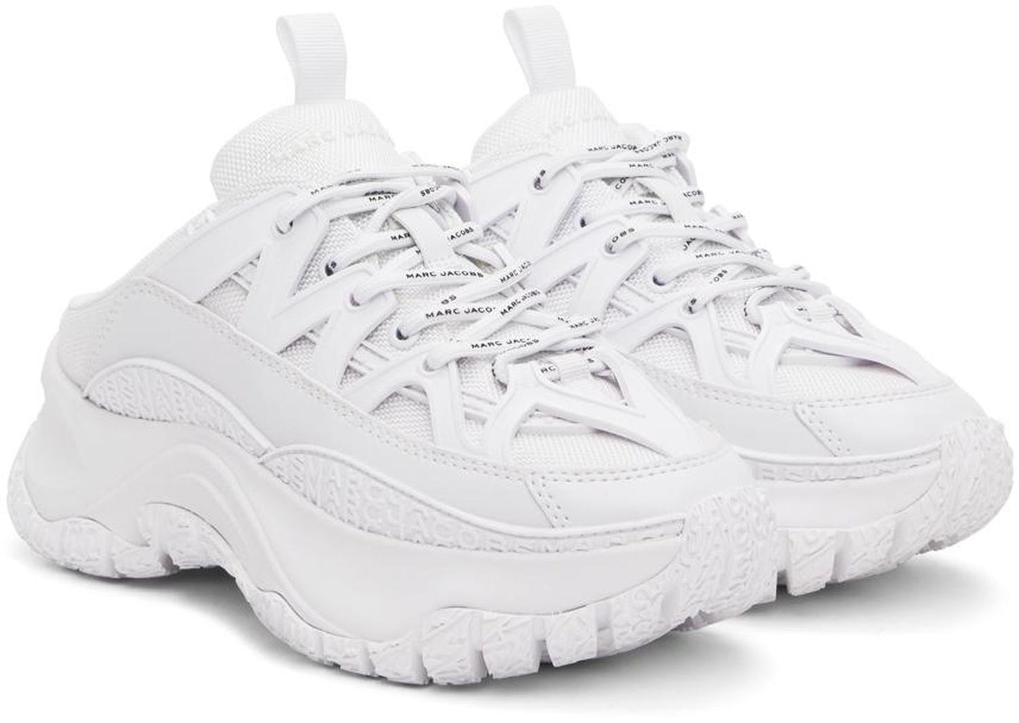 White 'The Lazy Hiker Mule' Sneakers