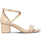 Serena Flex Sandal Womens Leather Block Heel