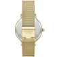 Women's Monterey Three-Hand Gold-Tone Stainless Steel Mesh Watch 38mm, KSW9056