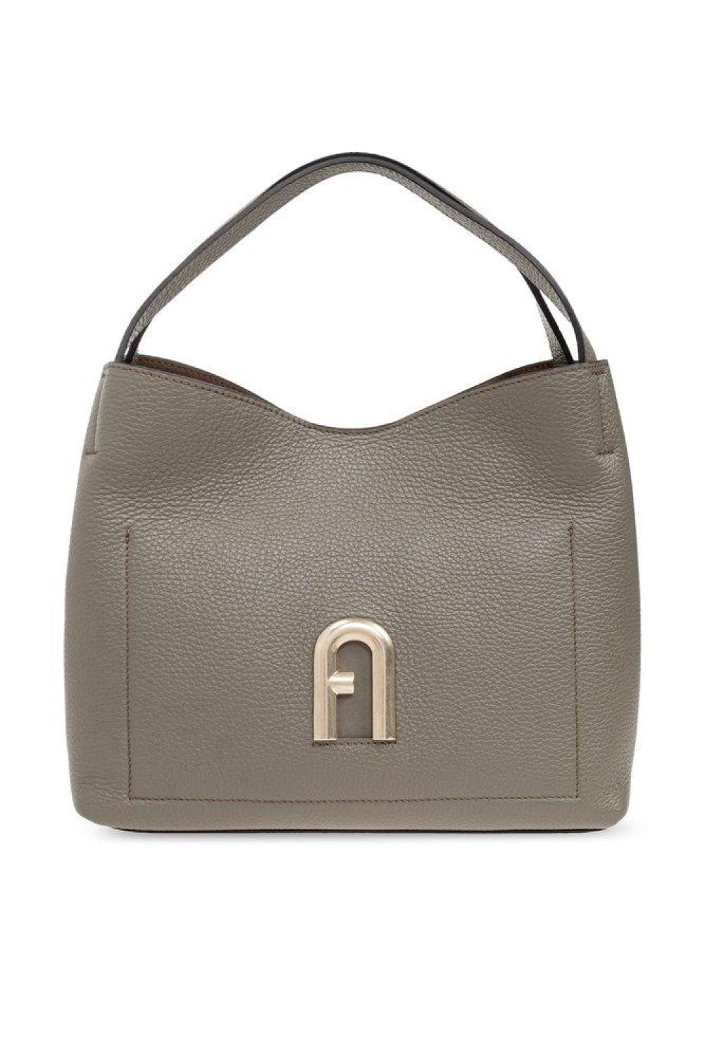 Furla Primula Logo Plaque Tote Bag