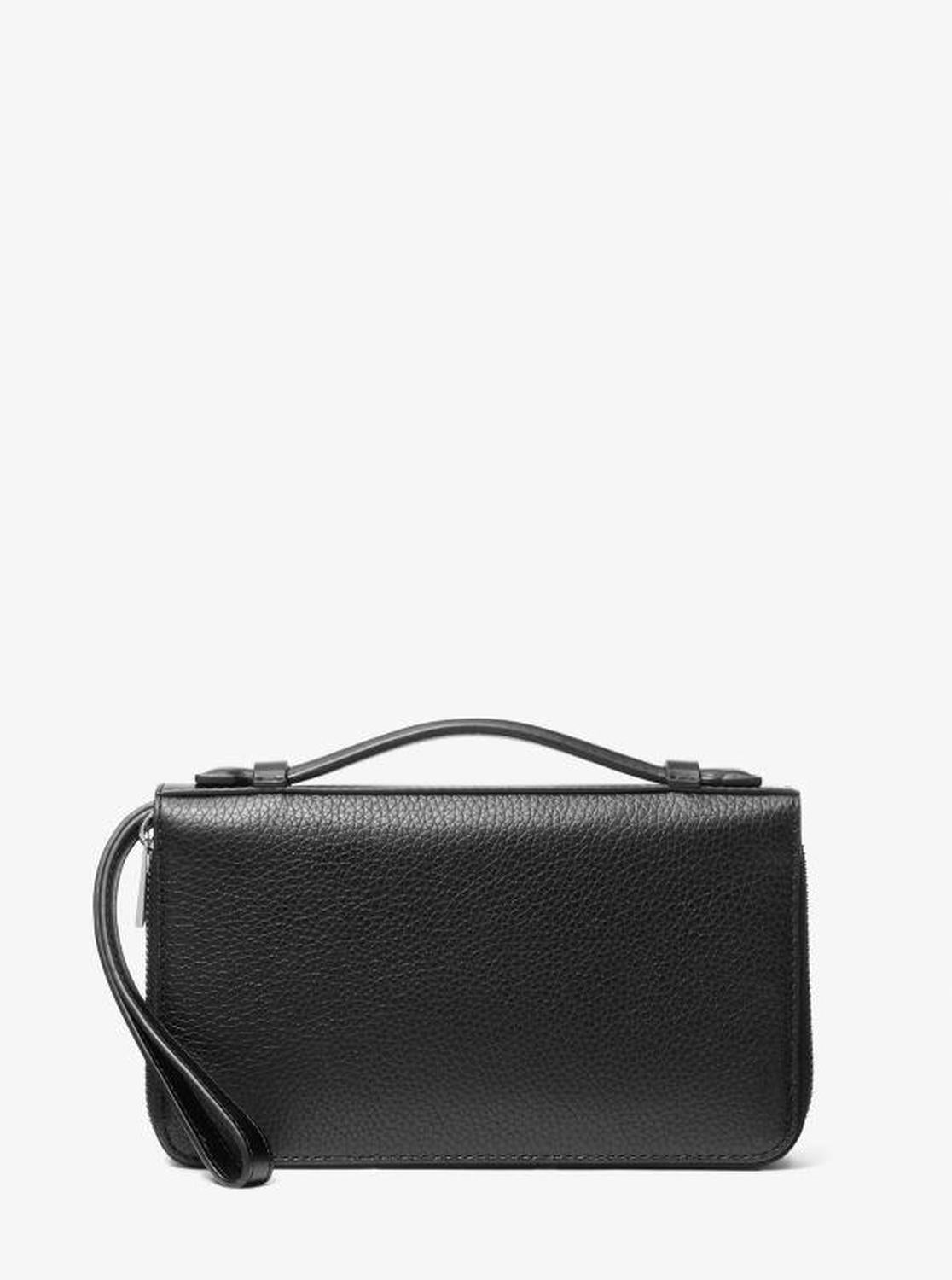 Cooper Pebbled Leather Wristlet