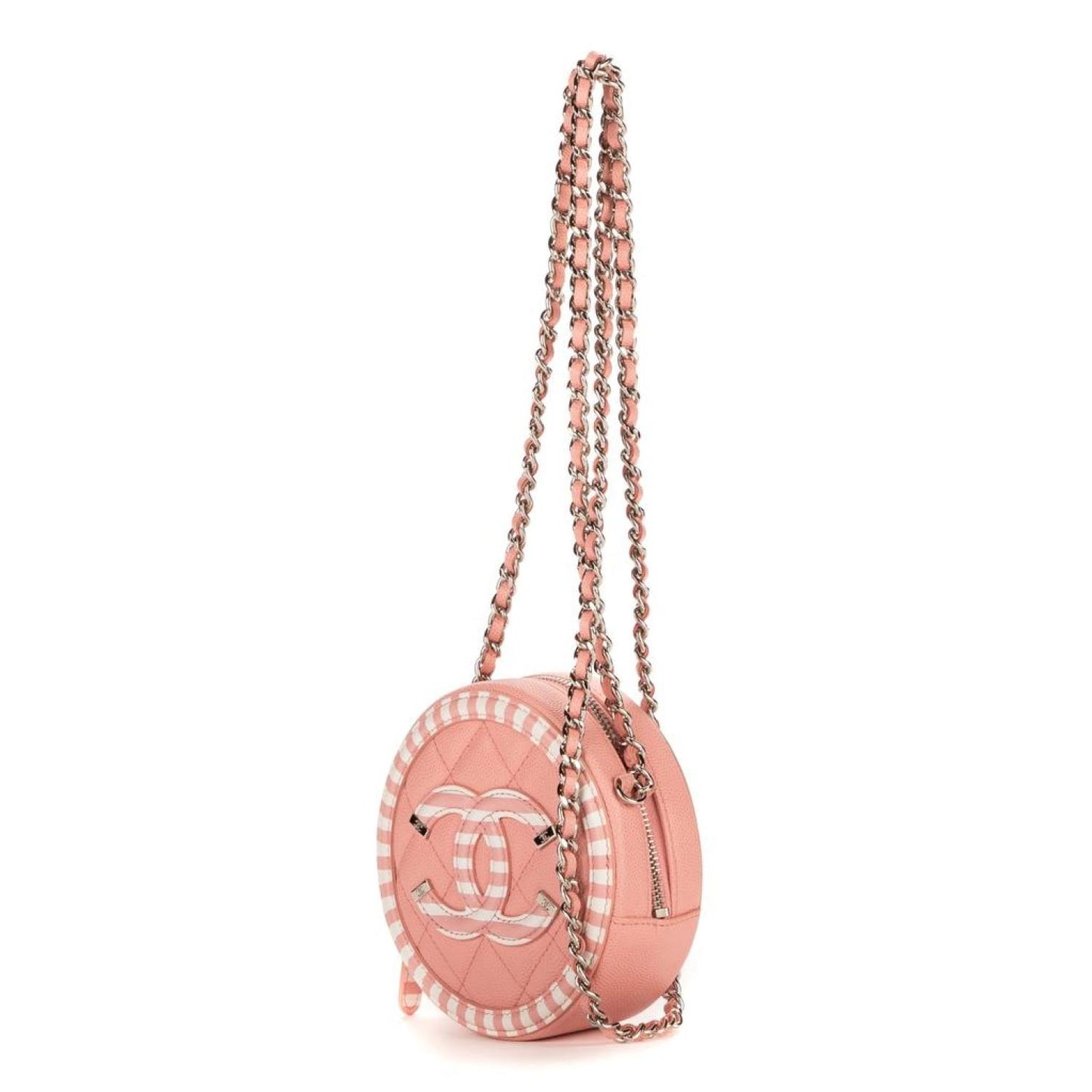 Mini Round Filigree Shoulder Bag