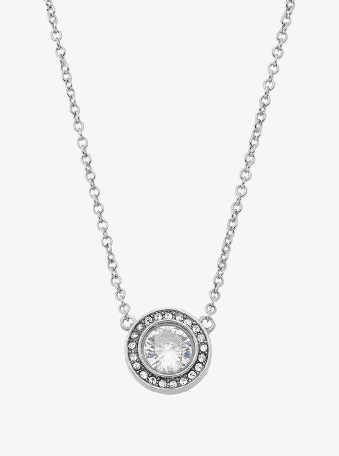 Pavé Halo Necklace