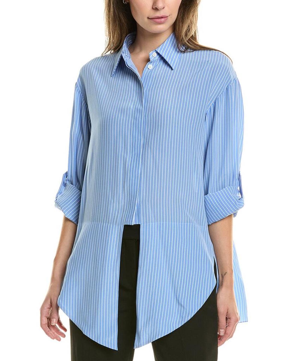 Stripe Silk Shirt