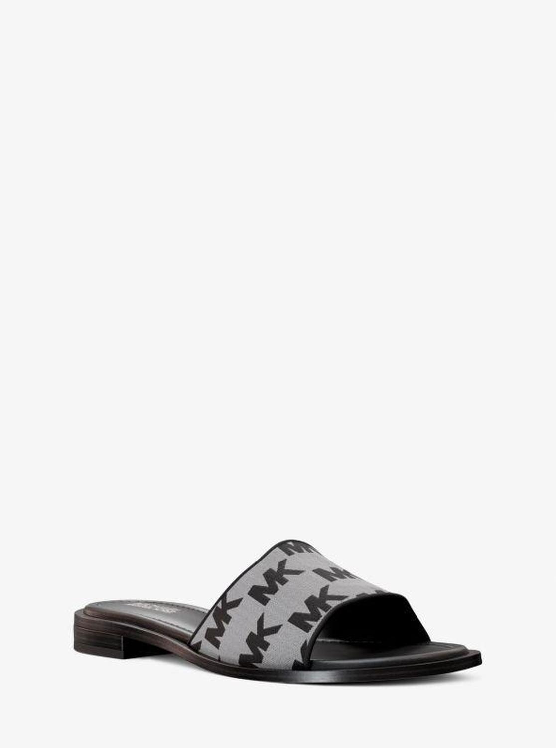 Hannah Logo Jacquard Slide Sandal